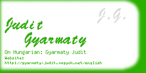 judit gyarmaty business card